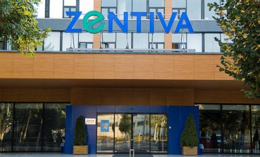 Afacerile Zentiva au crescut cu 6,7% la nouă luni, profitul operațional a scăzut cu 8,8%