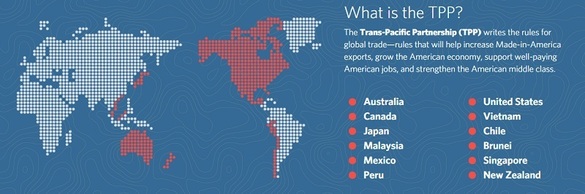 Acordul TPP, cu 12 țări reprezentând 40% din economia mondială, va fi semnat în februarie 