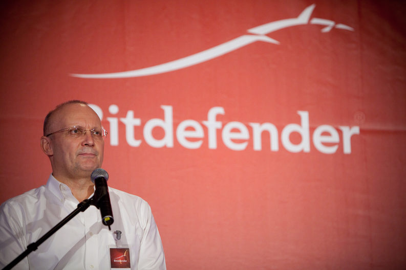 Afacerile producătorului de soluții de securitate Bitdefender au crescut cu 54% în 2015, la 387 milioane de lei