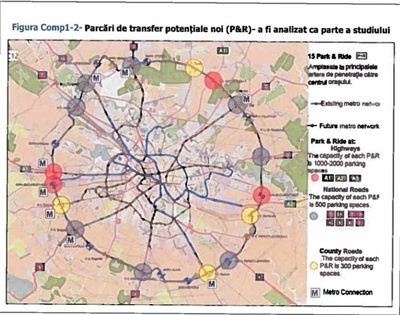 FOTO Planul pentru București: benzi de circulatie pentru transportul public, construcția de parcări subterane sau extinderea metroului