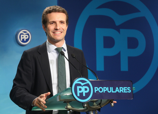 Pablo Casado, noul președinte al Partidului Popular din Spania
