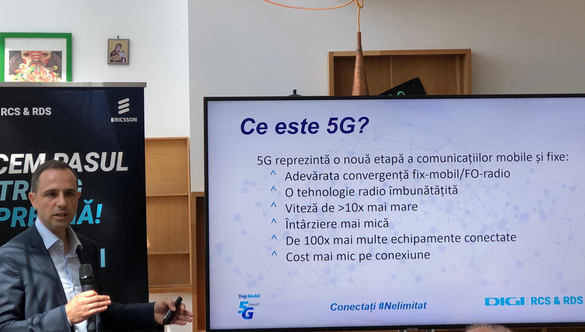 RCS&RDS va avea rețea 5G în București și alte 5 orașe din țară, din vară. Din toamnă, rețeaua va fi extinsă în alte 4 orașe, plus Valea Prahovei