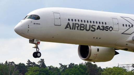 Livrările de avioane ale Airbus au crescut cu 25% în perioada ianuarie-aprilie, în termeni anuali