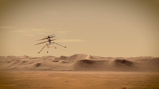 NASA a restabilit contactul cu elicopterul său Ingenuity de pe Marte