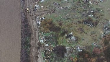 Garda de Mediu face prima confiscare de utilaj cu ajutorul unei filmări din dronă