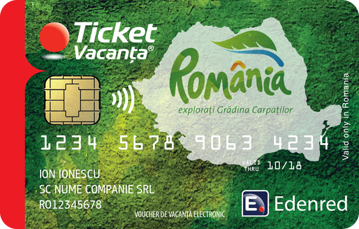 Edenred a primit avizul Finanțelor pentru a emite vouchere de vacanță și în format electronic