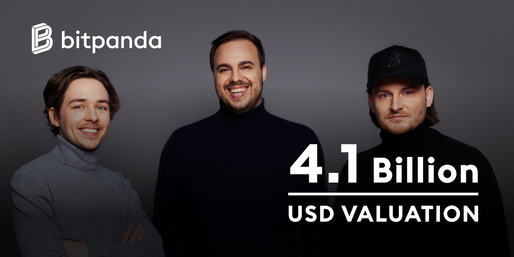 Fintech-ul austriac Bitpanda, având în management și o româncă, pornit ca o platformă de criptomonede, atinge o evaluare de 4,1 miliarde de dolari