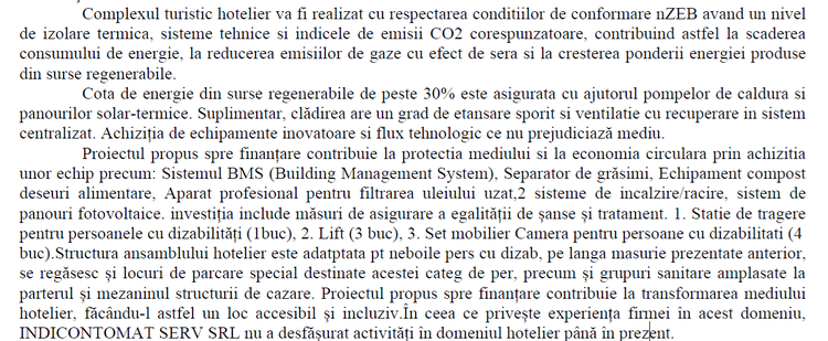 DOCUMENT O firmă dintr-un sat din Gorj vrea să construiască un hotel de 5 stele în stațiunea Rânca