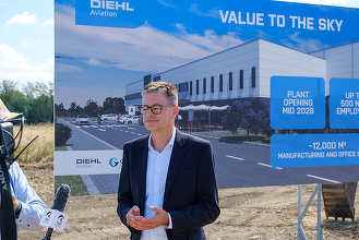 FOTO Nouă mare fabrică în România. Diehl, furnizor pentru giganții aeronauticii și Forțe Armate, a inaugurat unitatea de la Craiova. CEO-ul explica pentru Profit.ro de ce a ales România