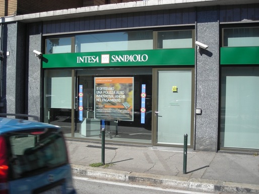 Profitul net al Intesa Sanpaolo în România a scăzut cu 33,4% în primul trimestru, la 2 milioane euro
