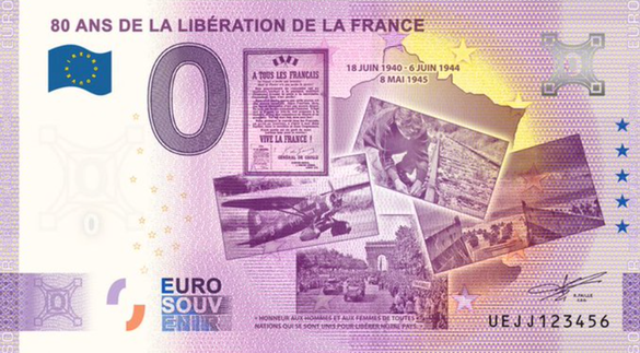 FOTO Bancnote de 0 euro, în curând în vânzare
