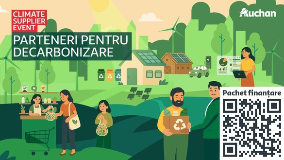 Auchan și BRD lansează, în premieră în România, un pachet de soluții de finanțare sustenabilă, dedicat susținerii tranziției durabile a furnizorilor retailerului