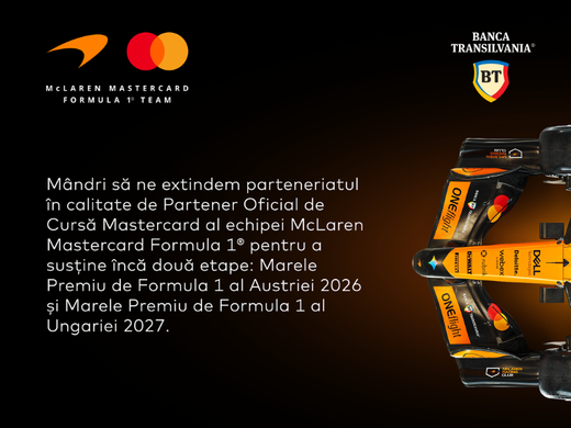 După Hungaroring, Banca Transilvania continuă cursa cu monopostul McLaren și la Austrian Grand Prix 2026