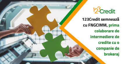 123Credit semnează cu FNGCIMM, prima colaborare de intermediere de credite cu o companie de brokeraj