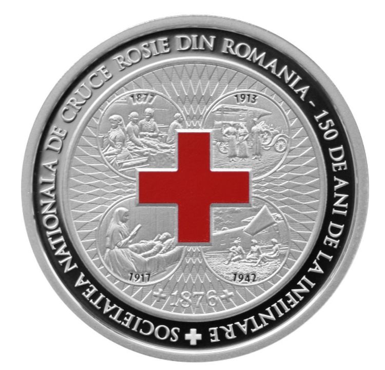 FOTO BNR lansează o monedă dedicată Crucii Roșii Române