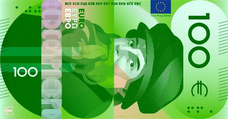 FOTO Cum ar putea arăta noile bancnote euro. Beethoven și Marie Curie vs păsări și râuri