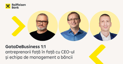 De la cifre la decizii: conversații 1:1 despre business cu CEO-ul Raiffeisen și echipa de management pentru antreprenori