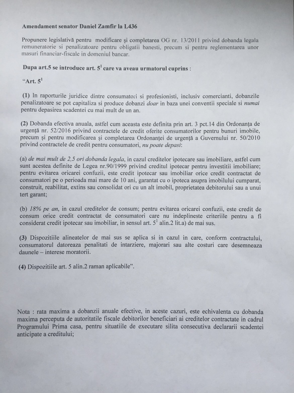 DOCUMENT Senatorii au aprobat în comisii limitarea DAE, la 2,5 ori dobânda legală pentru credite ipotecare și la 18% pentru creditele de consum