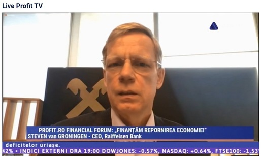 Profit.ro Financial Forum - Steven van Groningen, Raiffeisen Bank: Lucrul cel mai important acum este încrederea. Degeaba venim cu programe foarte scumpe dacă avem fake news și inițiative care distrug încrederea