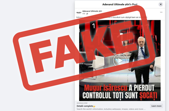 Nou deepfake lansat cu guvernatorul Mugur Isărescu FOTO