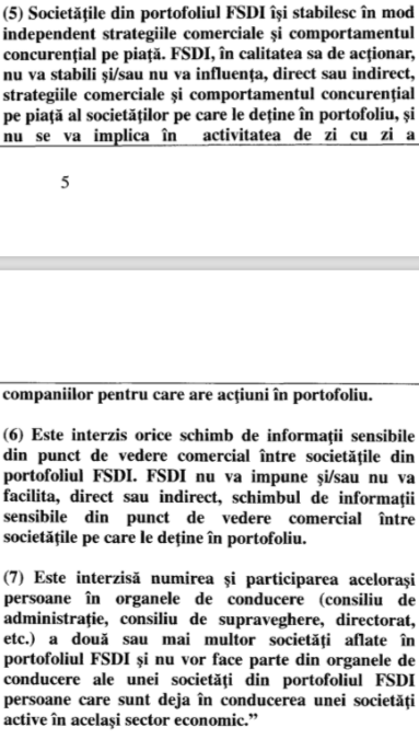 CONFIRMARE DOCUMENT Senatul a adoptat noua formă a Fondului Suveran, cu mai puține companii. La cererea Eurostat, Fondul nu va avea garanții guvernamentale și va putea vinde pachete majoritare la companii de stat