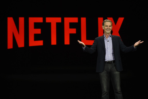 Acțiunile Netflix au căzut cu aproape 9% după ce compania a anunțat că a câștigat doar 4 milioane de noi abonați, sub estimarea inițială 
