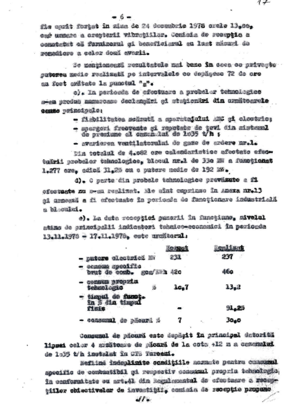 Blocul 1 de la Turceni, scos definitiv din uz pentru încălcarea normelor UE. La inaugurarea din 1978 nu le respecta nici pe cele ceaușiste