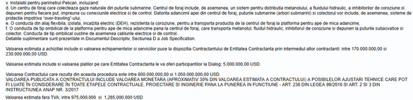 DOCUMENT OK-ul final pentru exploatarea gazelor din Marea Neagră pare iminent. 5 companii se vor bate pe un contract ExxonMobil de peste 1,5 miliarde dolari