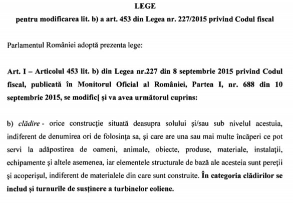 Plan pentru salvarea financiară a primăriilor cu parcuri eoliene pe teritoriu, care riscă să nu mai poată impozita stâlpii turbinelor acestora