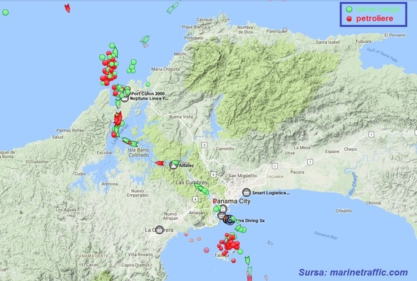  Petrolul „se scurge” greu prin canalul Panama. Ar fi nevoie de o nouă extindere