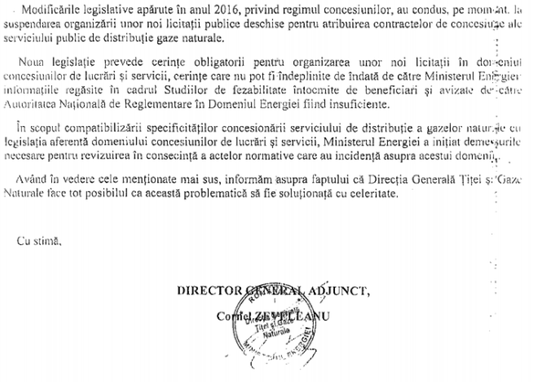 Ministerul Energiei susține că a rezolvat problema licitațiilor de racordare la gaze, al căror blocaj a fost semnalat de Profit.ro. Soluția: au fost scoase din Legea concesiunilor