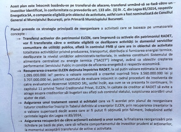 EXCLUSIV Primăria Capitalei ar urma să preia ELCEN la preț de faliment, cu scutire de TVA și plata în 2 ani. Ministerul Energiei nu ar încasa niciun ban din tranzacție