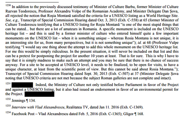 OFICIAL Roșia Montană și precedentul piramidelor egiptene. Demersul României de includere a zonei în patrimoniul UNESCO, argument cu care i se cer despăgubiri de 2% din PIB. Un 