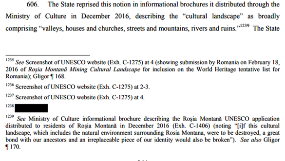 OFICIAL Roșia Montană și precedentul piramidelor egiptene. Demersul României de includere a zonei în patrimoniul UNESCO, argument cu care i se cer despăgubiri de 2% din PIB. Un 