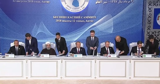 Acord istoric asupra statutului Mării Caspice, cu mize pentru piețele petrolului, gazelor și caviarului