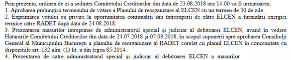 Situația încălzirii Capitalei se inflamează. În timp ce CGMB votează salvarea RADET cu subvenții suplimentare de 80 milioane lei, creditorii ELCEN discută tăierea furnizării de agent termic către Regie și atragerea răspunderii factorilor de decizie