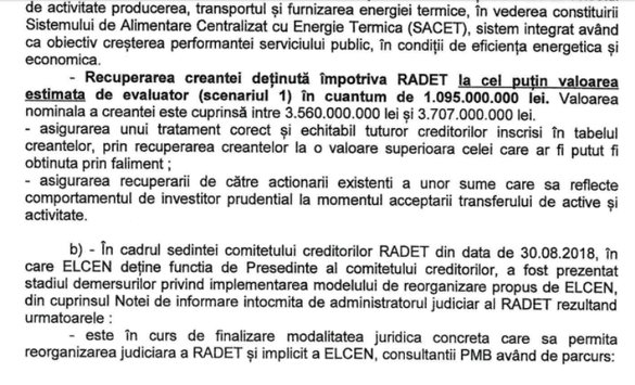 DOCUMENTE ANAF, de care depinde salvarea încălzirii centralizate în București, cere amânarea votului vital pe planul de reorganizare ELCEN, sub spectrul falimentului. Care sunt motivele