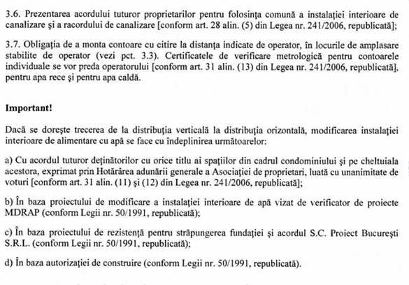 DOCUMENT Apa Nova va instala contoare inteligente de măsurare a consumului de apă în București. Obligații noi de racordare, plus reguli pentru contractarea și facturarea individuală