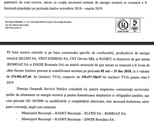 Primăria Capitalei plătește și iarna aceasta în avans, direct la furnizori, gazele necesare pentru încălzirea bucureștenilor, în valoare estimată de peste 645 milioane lei. Perspectivele pieței vor fi anunțate la Profit Energy.forum