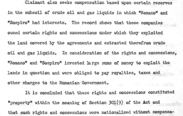 DOCUMENTE ISTORICE în premieră. Cum și-a recuperat ExxonMobil daunele de război și naționalizare înregistrate în România în 1942-1948. Acordul încheiat de Gheorghiu-Dej cu Washingtonul