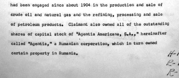 Sursă: Foreign Claims Settlement Commission of the United States