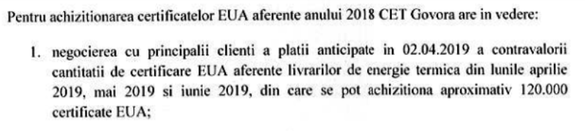 DOCUMENT Scumpirea cu 166% a certificatelor CO2 aruncă în aer CET Govora, cu riscuri și pentru Oltchim, Ciech Soda și încălzirea centralizată a vâlcenilor. Se propun măsuri excepționale