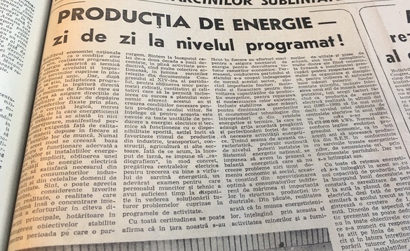 FOTO ARHIVĂ Pe cine dădea vina Ceaușescu prin presă pentru penuria de energie din 1989