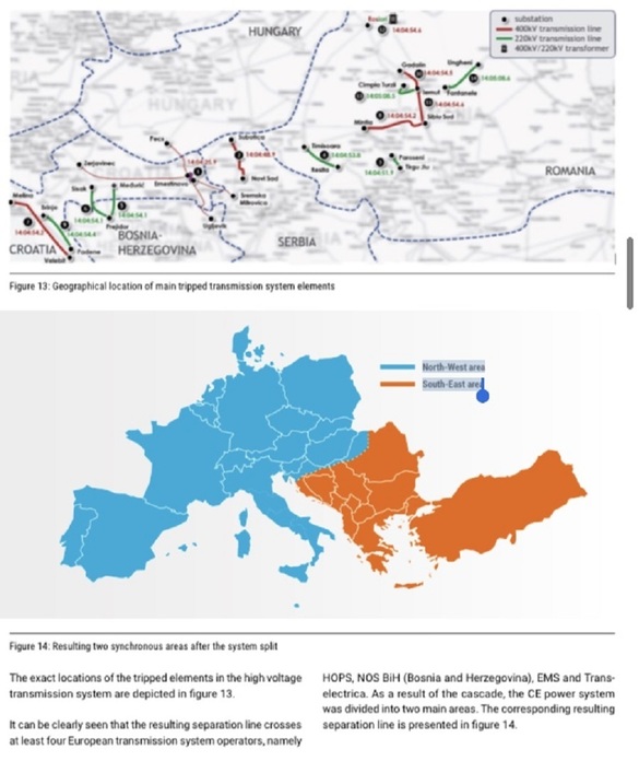 Masiva pană de curent europeană din ianuarie: cauză prezumată inițial - în România! Acum se merge pe ipoteza Croația. Dispecerii Transelectrica, indicați că nu ar fi putut la un moment dat nici să le răspundă la telefon colegilor din alte țări