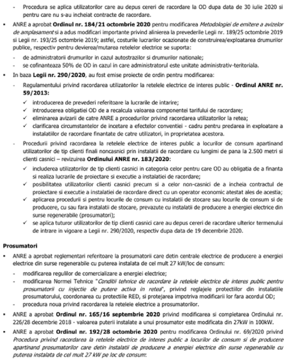 Un operator de distribuție pregătește noi racordări, după înăsprirea legislației. Costurile pot ajunge la sute de milioane de lei și vor fi suportate de toți consumatorii