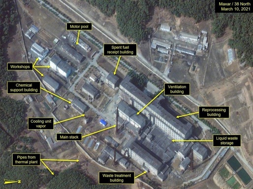 Coreea de Nord și-ar fi repornit reactorul care produce plutoniu de la complexul nuclear Yongbyon