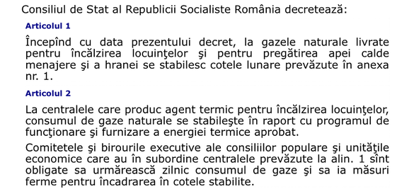 ANALIZĂ DOCUMENT Fantoma lui Ceaușescu se răzbună la iarnă pe politica energetică a UE: compensarea pe facturi a scumpirilor masive la curent și gaze - o raționalizare mascată