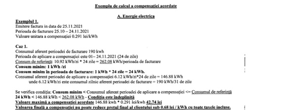 DOCUMENT Măsurile statului împotriva scumpirilor la energie și gaze - poza de moment