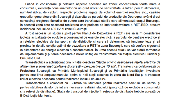 FOTO&DOCUMENT Lucrări de întărire a rețelei energetice a Bucureștiului, pentru prevenirea congestiilor în caz de avarie