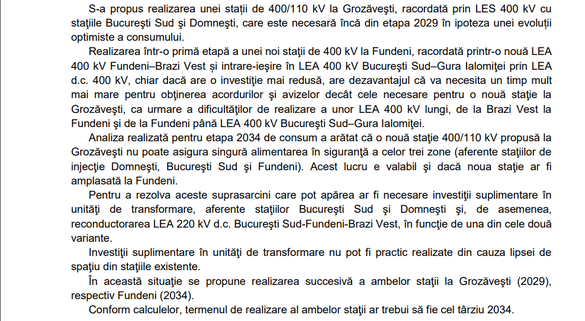 FOTO&DOCUMENT Lucrări de întărire a rețelei energetice a Bucureștiului, pentru prevenirea congestiilor în caz de avarie